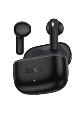 Hoco EQ28 Earbud Bluetooth Handsfree Ακουστικά με Θήκη Φόρτισης Μαύρα