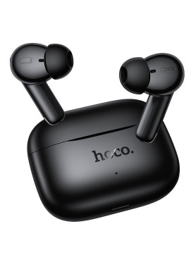 Hoco EQ30 In-ear Bluetooth Handsfree Ακουστικά με Θήκη Φόρτισης Μαύρα