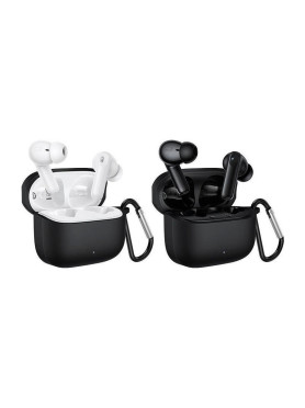 Hoco EQ30 In-ear Bluetooth Handsfree Ακουστικά με Θήκη Φόρτισης Λευκά
