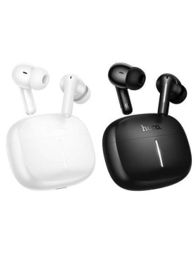 Hoco EQ34 Plus In-ear Bluetooth Handsfree Ακουστικά με Θήκη Φόρτισης Μαύρα