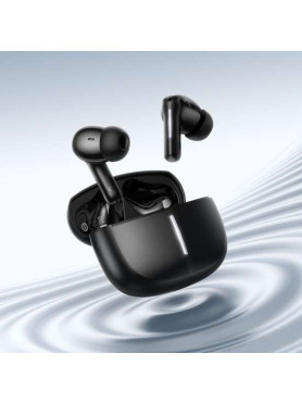 Hoco EQ34 Plus In-ear Bluetooth Handsfree Ακουστικά με Θήκη Φόρτισης Μαύρα