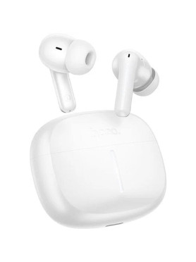 Hoco EQ34 Plus In-ear Bluetooth Handsfree Ακουστικά με Θήκη Φόρτισης Λευκά