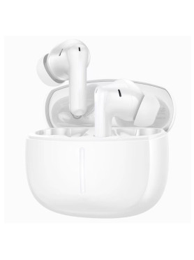 Hoco EQ34 Plus In-ear Bluetooth Handsfree Ακουστικά με Θήκη Φόρτισης Λευκά