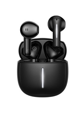Hoco EQ33 Earbud Bluetooth Handsfree Ακουστικά με Αντοχή στον Ιδρώτα και Θήκη Φόρτισης Μαύρα