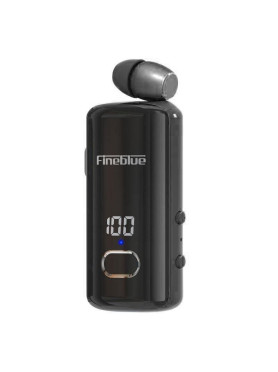 Fineblue F580 In-ear Bluetooth Handsfree Ακουστικό Μαύρο