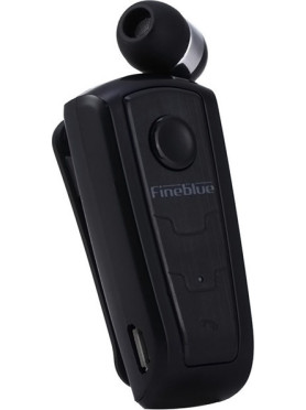 Fineblue F910 In-ear Bluetooth Handsfree Ακουστικό Μαύρο