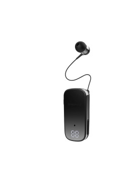 Borofone K58 In-ear Bluetooth Handsfree Ακουστικό Πέτου Μαύρο