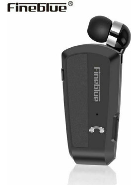 Fineblue F990 In-ear Bluetooth Handsfree Ακουστικό Πέτου Μαύρο