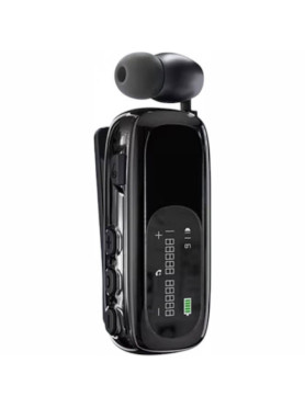 K75 In-ear Bluetooth Handsfree Ακουστικό Πέτου Μαύρο