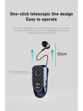 Hileo Hi60 In-ear Bluetooth Handsfree Ακουστικά Μαύρα