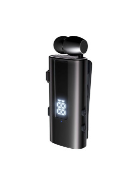 K92 In-ear Bluetooth Handsfree Ακουστικό Πέτου Μαύρο