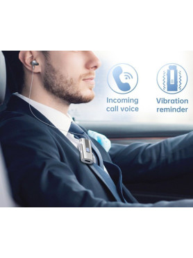K92 In-ear Bluetooth Handsfree Ακουστικό Πέτου Μαύρο