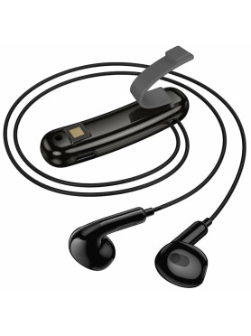 Hoco ES77 Earbud Bluetooth Handsfree Ακουστικά Μαύρα