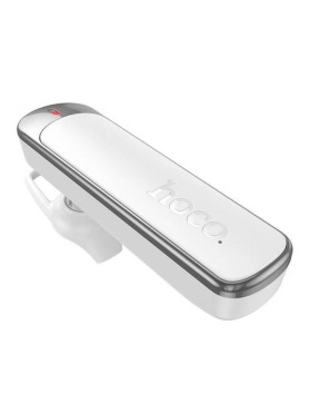 Hoco E201 In-ear Bluetooth Handsfree Ακουστικό Λευκό