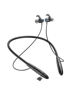 Hoco ES61 Manner In-ear Bluetooth Handsfree Ακουστικά με Αντοχή στον Ιδρώτα Μαύρα