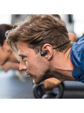Hoco ES63 Open Ear Bluetooth Handsfree Ακουστικά με Αντοχή στον Ιδρώτα Μαύρα