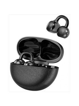 Wiwu Ai305 Open Ear Bluetooth Handsfree Ακουστικά με Θήκη Φόρτισης Μαύρα