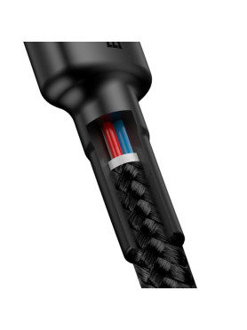 Baseus USB 2.0 Cable USB-C male - USB-C 60W Μαύρο 1m CATKLF-GG1
