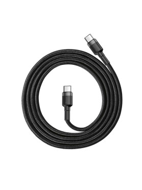 Baseus USB 2.0 Cable USB-C male - USB-C 60W Μαύρο 1m CATKLF-GG1