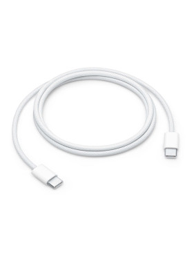 Apple Braided USB 2.0 Cable USB-C male - USB-C 60W Λευκό 1m MQKJ3ZM/A