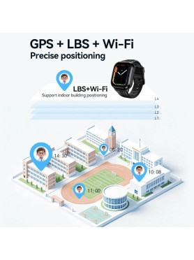 Hoco Y108 Παιδικό Smartwatch 4G με GPS & Κάμερα Γαλάζιο