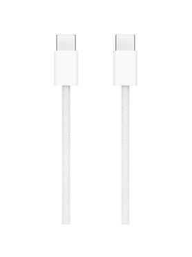 Apple Braided USB 2.0 Cable USB-C male - USB-C 60W Λευκό 1m MQKJ3ZM/A