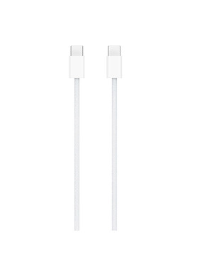 Apple Braided USB 2.0 Cable USB-C male - USB-C 60W Λευκό 1m MQKJ3ZM/A