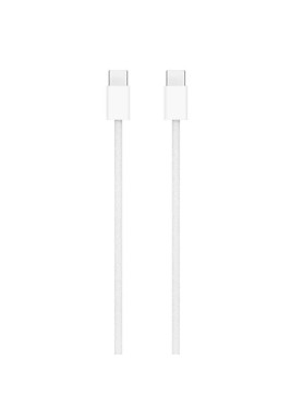 Apple Braided USB 2.0 Cable USB-C male - USB-C 60W Λευκό 1m MQKJ3ZM/A