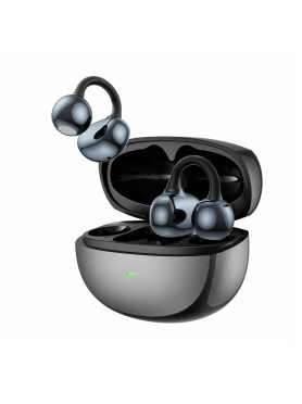 Wiwu Ai306 Open Ear Bluetooth Handsfree Ακουστικά με Θήκη Φόρτισης Μαύρα