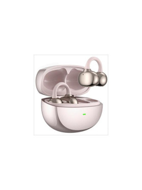 Wiwu Ai306 Open Ear Bluetooth Handsfree Ακουστικά με Θήκη Φόρτισης Ροζ