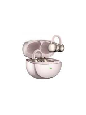 Wiwu Ai306 Open Ear Bluetooth Handsfree Ακουστικά με Θήκη Φόρτισης Ροζ