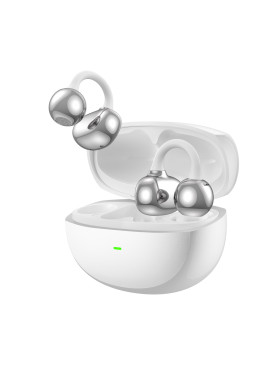Wiwu Ai306 Open Ear Bluetooth Handsfree Ακουστικά με Θήκη Φόρτισης Λευκά