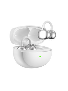 Wiwu Ai306 Open Ear Bluetooth Handsfree Ακουστικά με Θήκη Φόρτισης Λευκά