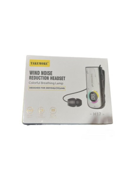 Firo H17 In-ear Bluetooth Handsfree Ακουστικό Πέτου Λευκό