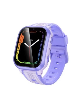 Hoco Y108 Παιδικό Smartwatch 4G με GPS & Κάμερα Μωβ