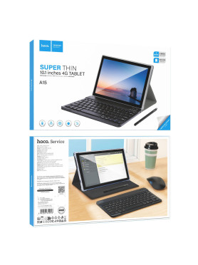 Hoco A15 4G 10.1" Tablet (6GB/128GB) Γκρι