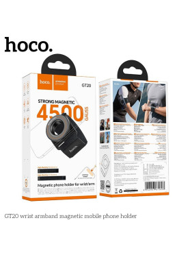 Hoco Gt20 Βάση Γραφείου για Κινητό σε Μαύρο χρώμα