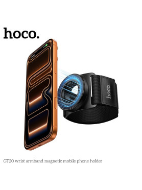 Hoco Gt20 Βάση Γραφείου για Κινητό σε Μαύρο χρώμα