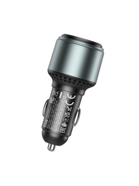 Hoco NZ9 Galloper Φορτιστής Αυτοκινήτου 18W 2.4A με Θύρες: 1xUSB 1xType-C Μαύρο Χρώμα