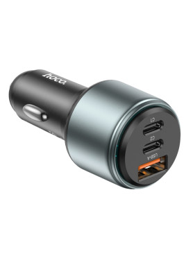 Hoco NZ9 Galloper Φορτιστής Αυτοκινήτου 18W 2.4A με Θύρες: 1xUSB 1xType-C Μαύρο Χρώμα