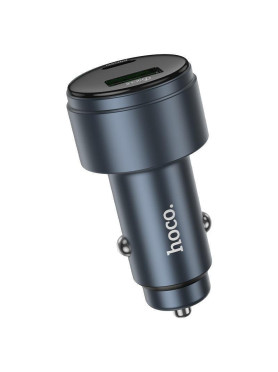Hoco Z57B Φορτιστής Αυτοκινήτου 63W 3A με Θύρες: 1xUSB 1xType-C