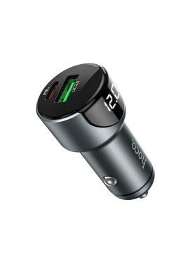 Hoco Φορτιστής Αυτοκινήτου Z42 20W 3A Γρήγορης Φόρτισης με μία Θύρα: 1xUSB Γκρι Κωδικός: HOC-Z42-GR