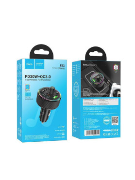 Hoco FM Transmitter Αυτοκινήτου E82 με Bluetooth / USB Κωδικός: HOC-620642