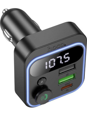 Hoco FM Transmitter Αυτοκινήτου E85 με Bluetooth / USB