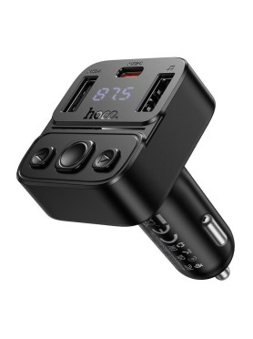 Hoco FM Transmitter Αυτοκινήτου E87 Delta με Bluetooth / USB Κωδικός: HC-E87BK