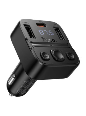 Hoco FM Transmitter Αυτοκινήτου E87 Delta με Bluetooth / USB Κωδικός: HC-E87BK
