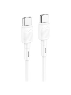 Hoco Victory X83 USB 2.0 Cable USB-C male - USB-C 60W Λευκό 1m