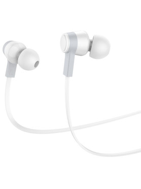 Hoco M86 In-ear Handsfree Ακουστικά με Βύσμα USB-C Λευκό