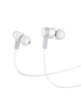 Hoco M86 In-ear Handsfree Ακουστικά με Βύσμα USB-C Λευκό