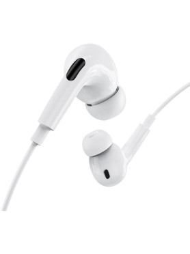 Hoco DM48 In-ear Handsfree Ακουστικά με Βύσμα Lightning Λευκό
